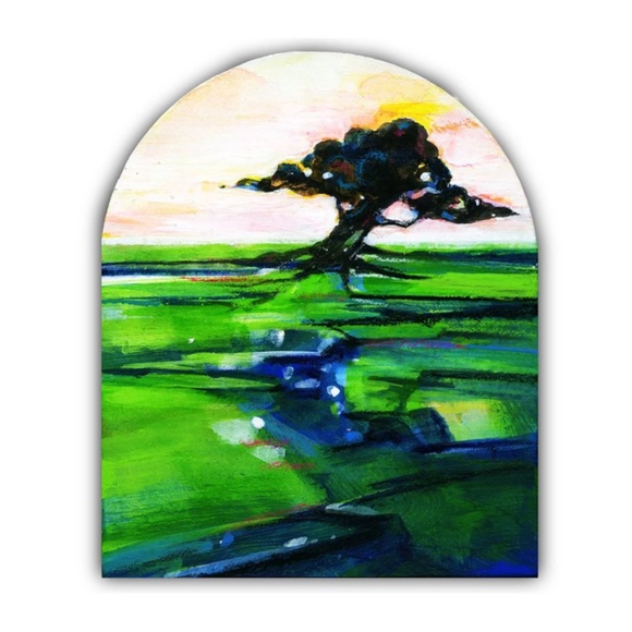 OOAK Original Tree Landscape Abstract Painting No. 5 by kathy Morton Stanion - Picture 1 of 1